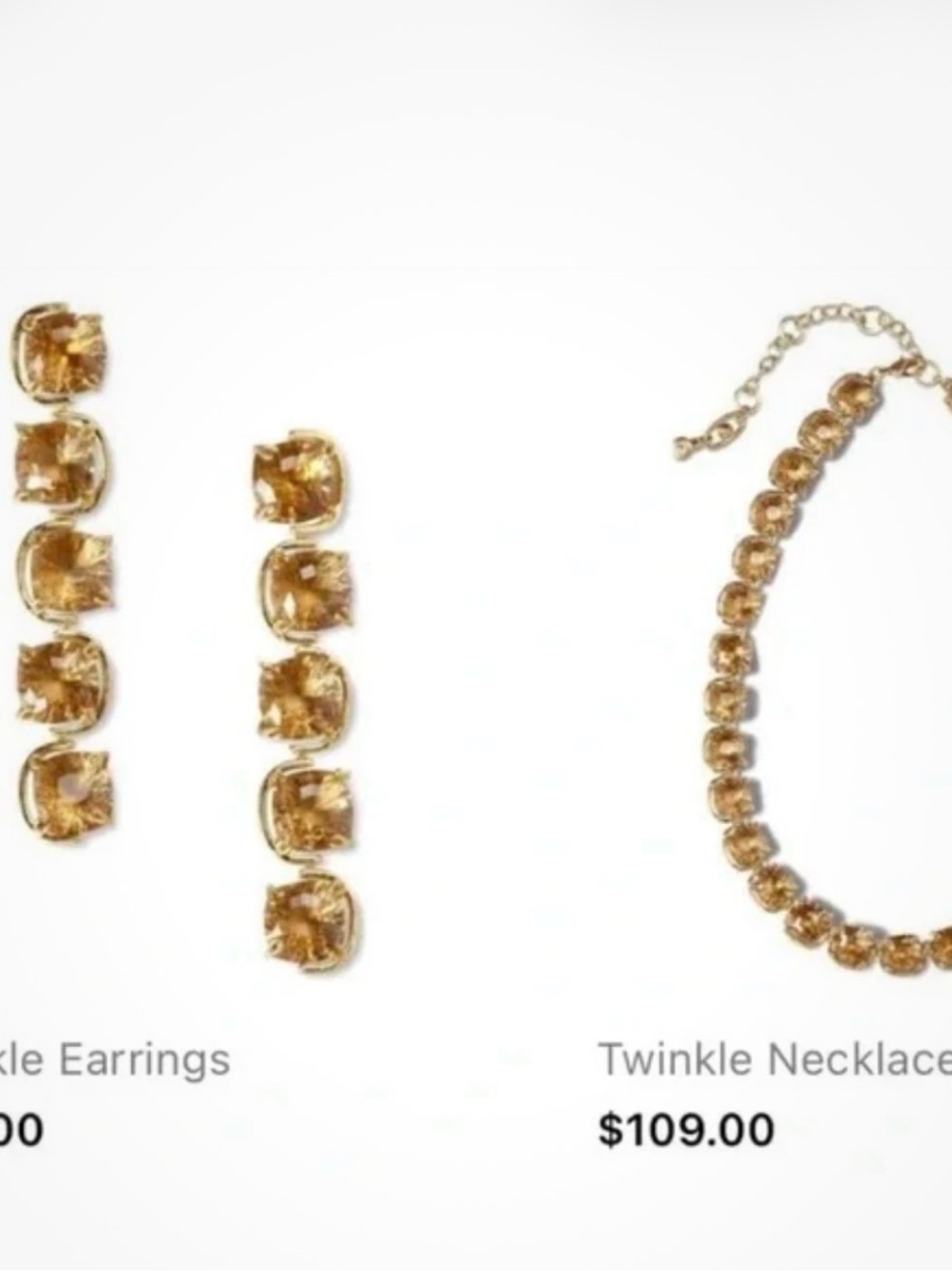 Cabi Twinkle necklace and earrings